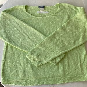 Sage SWEATER PULLOVER SPRING GREEN ONE SIZE